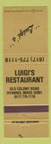 Matchbook Cover - Luigi's Restaurant Hyannis MA