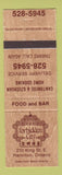 Matchbook Cover - Forbidden City Hamilton ON