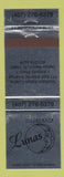 Matchbook Cover - Lunas Ristorante Delray Beach FL