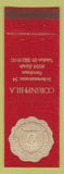 Matchbook Cover - Corinphila Zurich red  Ferrohaus