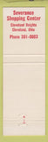 Matchbook Cover - Ancient Custon Restaurant Cleveland OH