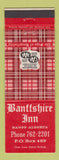 Matchbook Cover - Banffshire Inn Banff AB