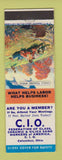 Matchbook Cover - Glass Ceramic Silica Union Columbus OH Fooling Who?