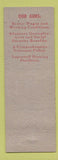 Matchbook Cover - Glass Ceramic Silica Union Columbus OH Fooling Who?