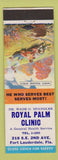 Matchbook Cover - Royal Palm Clinic Fort Lauderdale FL Fooling Who?