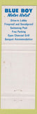 Matchbook Cover - Blue Boy Motor Hotel Vancouver BC