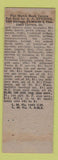 Matchbook Cover - Art Steiner Sales Fort Worth TX pinup Tennis STAINED