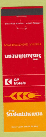 Matchbook Cover - The Saskatchewan Hotel Regina SK