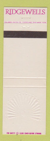 Matchbook Cover - Ridgewells Caterer Bethesda Chevy Chase MD