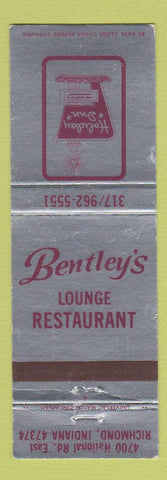 Matchbook Cover - Bentley's Restaurant Holiday Inn Richmond IN