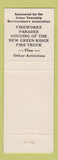 Matchbook Cover - 275th Anniversary Aston Township PA 1963