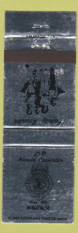 Matchbook Cover - Wisconsin Police Family Reunion 1986 Waupaca WI