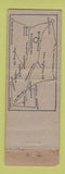 Matchbook Cover - House of Bruns Dunellan NJ WORN