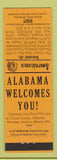 Matchbook Cover - Grove Hill AL Shirley Court Perkins Americana ORANGE