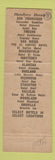 Matchbook Cover - Hotel Californian Fresno CA Handlery Hotel