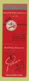 Matchbook Cover - Grison's Steak House Chicken San Francisco CA
