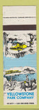 Matchbook Cover - Yellowstone Park Company WY