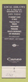Matchbook Cover - CWA Union Washington DC