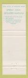 Matchbook Cover - Ilikai Waikiki Hawaii Oahu #1