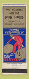 Matchbook Cover - Gilbert Hotel Trenton ON bellhop