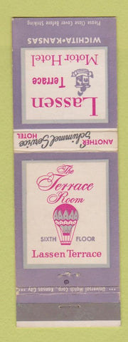 Matchbook Cover - Lassen Terrace Motor Hotel Wichita KS WEAR