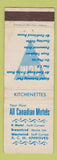 Matchbook Cover - All Canadian Motels Swift Current Moose Jaw SK WORN