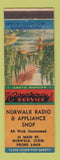 Matchbook Cover - Norwalk Radio Appliance Norwalk CT Autumn Glory