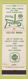 Matchbook Cover - Capri Motel Buena Park CA WORN