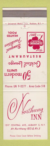 Matchbook Cover - Northway Inn Albany NY