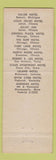 Matchbook Cover - Hotel Andrews Minneapolis MN Andrews Bar teal
