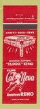 Matchbook Cover - Club Cal Neva Casino Reno NV Native American Indian