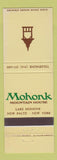 Matchbook Cover - Mohonk Mountain House New Paltz NY