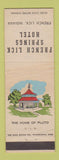 Matchbook Cover - French Lick Springs Hotel IN WEAR