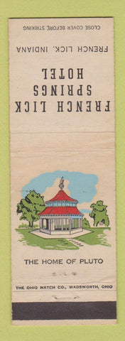 Matchbook Cover - French Lick Springs Hotel IN WEAR