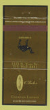 Matchbook Cover - 3 Clubs Hollywood CA Camel Cigarettes 30 Strike
