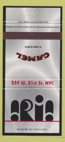 Matchbook Cover - Aria New York City Camel Cigarettes 30 Strike