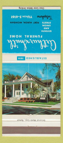 Matchbook Cover - Arthur Smith Funeral Home Port Huron MI 30 Strike
