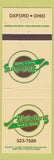 Matchbook Cover - Attractions Restaurant Oxford OH