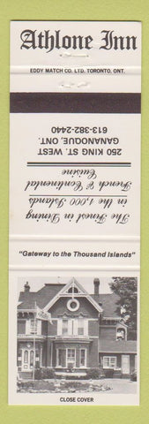 Matchbook Cover - Athlone Inn Gananoque ON