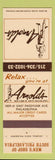 Matchbook Cover - Arnold's Men's Clothes Philadelphia PA