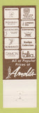 Matchbook Cover - Arnold's Men's Clothes Philadelphia PA