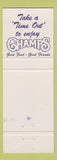 Matchbook Cover - Champs Peterborough ON restaurant
