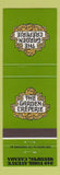 Matchbook Cover - Garden Creperie Winnipeg MB