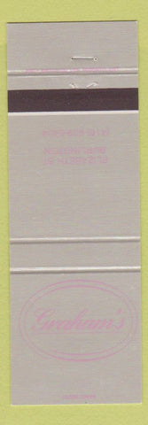 Matchbook Cover - Graham's Burlington ON