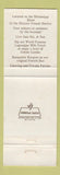 Matchbook Cover - Cafe Banquette New Orleans LA