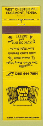 Matchbook Cover - Kum On Inn Edgemont PA