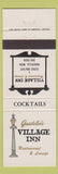 Matchbook Cover - Guastello's Village Inn Restaurant Roseville MI