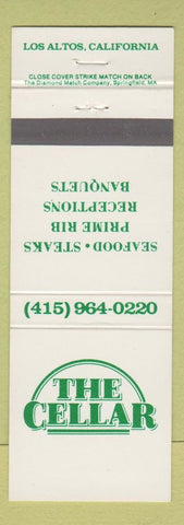 Matchbook Cover - The Cellar Los Altos CA