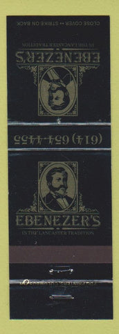 Matchbook Cover - Ebenezer's Lancaster OH