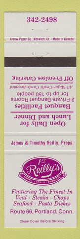 Matchbook Cover - Reilly's Restaurant Portland CT
